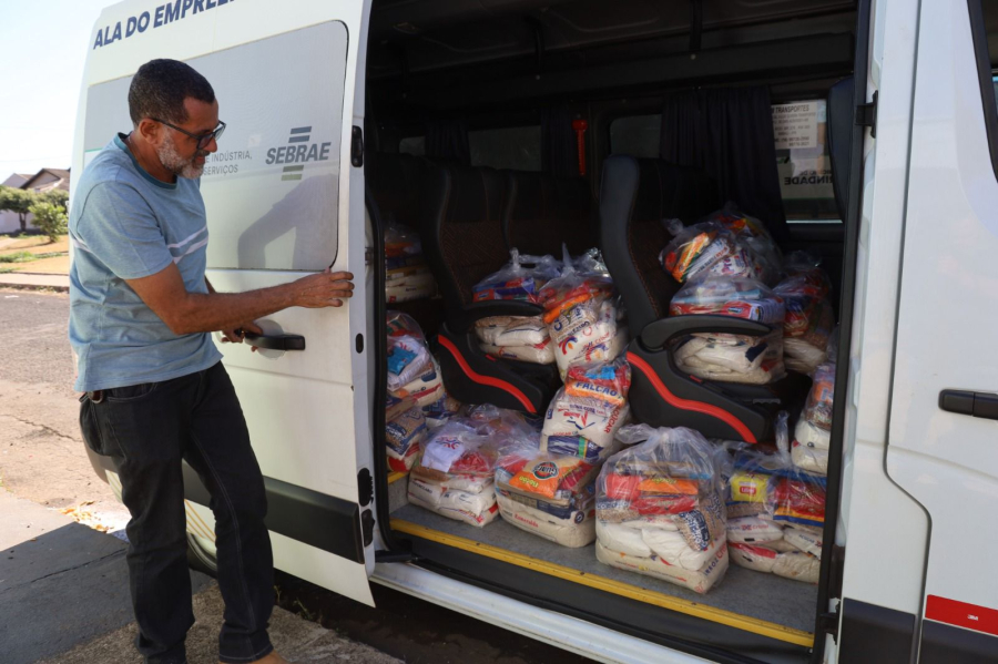 Secretaria de Assistência reforça entrega de cestas básicas em Trindade