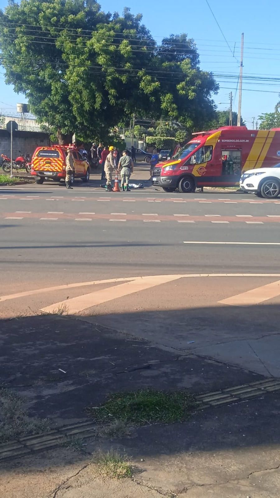 Acidente com morte na Avenida Rio Verde, em Aparecida de Goiânia